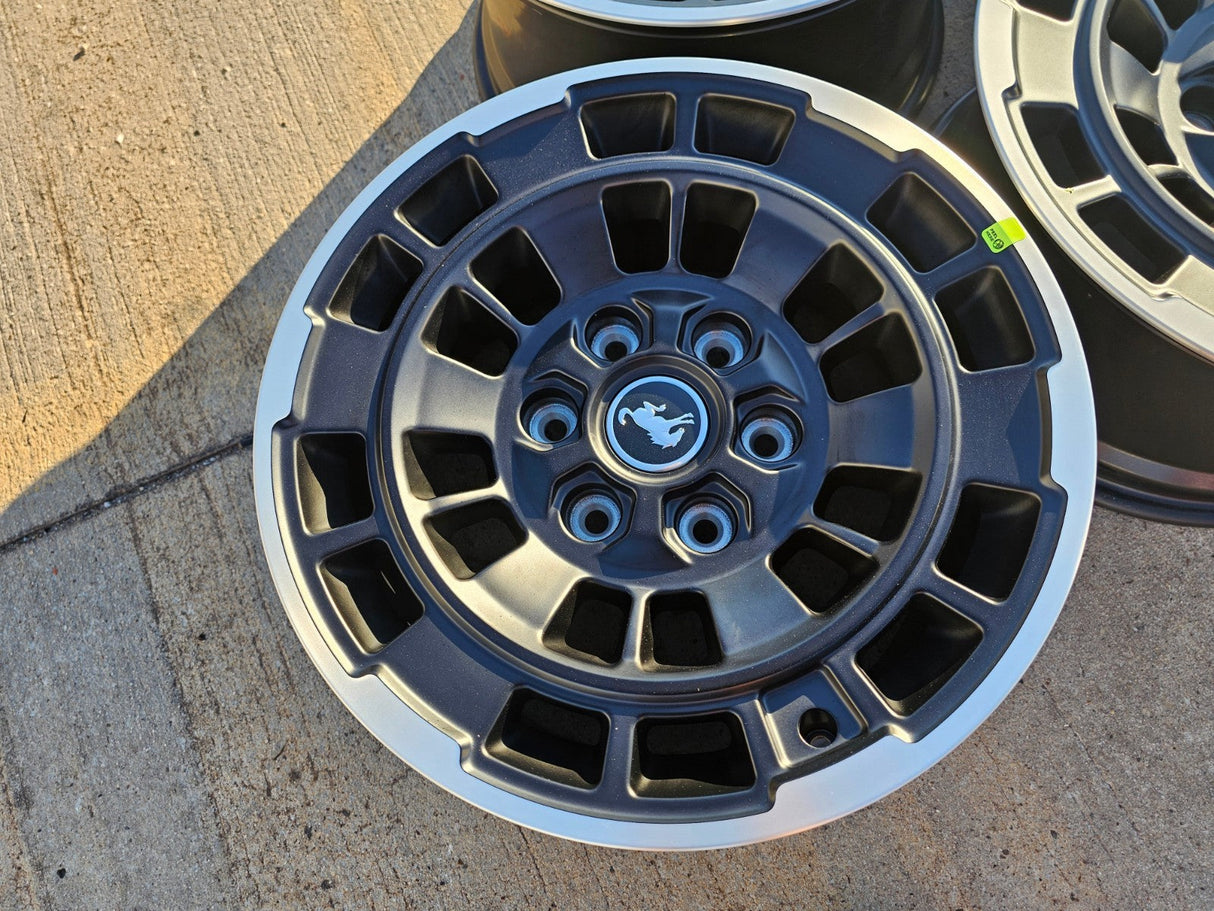 (5) 17" Ford Bronco wheels rims OEM 22025 Ranger 2023 2024 2025 2026 NEW Texas Truck Tire