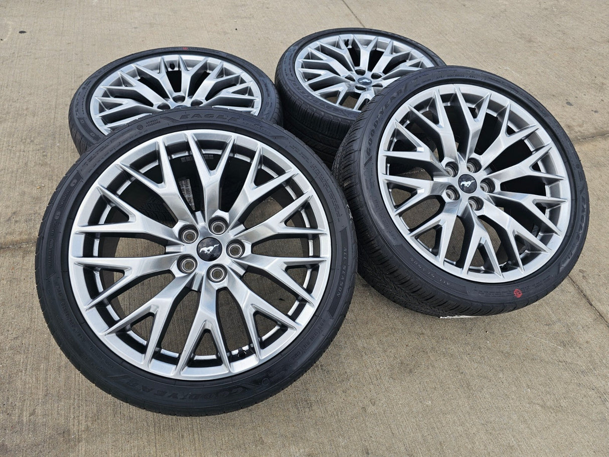 20" Ford Mustang GT OEM 10609 wheels rims tires 2020 2021 2022 2023 2024 2025 Texas Truck Tire