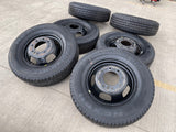 17" Dodge Ram 3500 Dually Laramie 8x200 wheels rims 2703 2704 OEM Texas Truck Tire