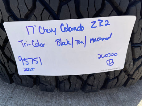 17" Chevy Silverado ZR2 OEM 95751 Beadlock wheels rims Colorado Sierra NEW Texas Truck Tire