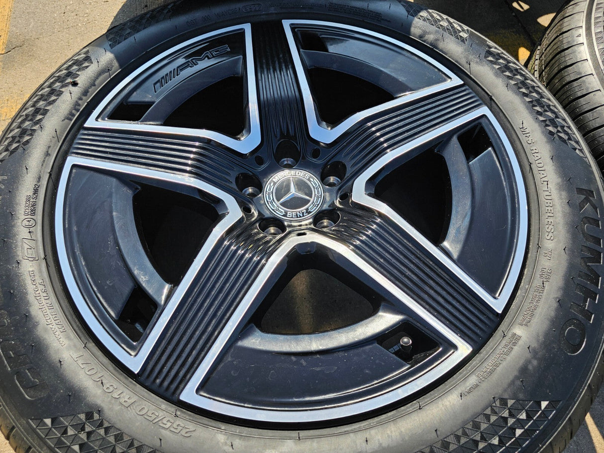 19" Mercedes GLC300 AMG C E S Class OEM 85911 85912 wheels rims tires NEW Texas Truck Tire