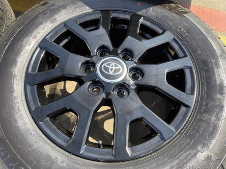 17" Toyota Tacoma 4Runner TRD OEM 10637 94254 wheels rims 2025 2026 NEW MICHELIN Texas Truck Tire