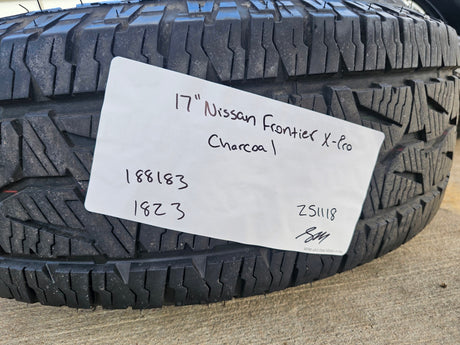 17" Nissan Frontier X-PRO OEM Desert Runner wheels rims tires DUELER A/T Texas Truck Tire