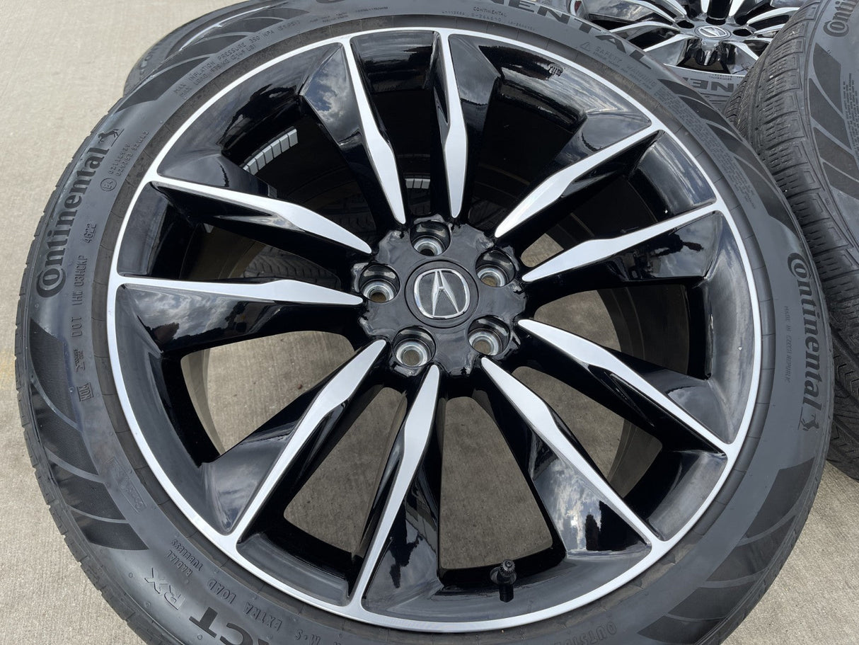 21" Acura MDX Type S OEM wheels rims 71885 Honda Ridgeline Pilot CONTINETAL Texas Truck Tire