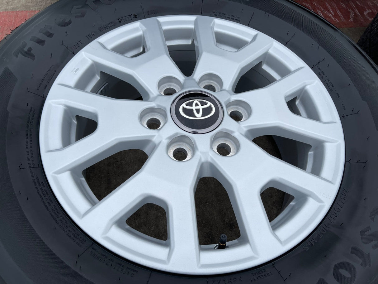 17" Toyota Tacoma 4Runner TRD OEM 94254 10637 wheels rims 2026 FIRESTONE NEW Texas Truck Tire