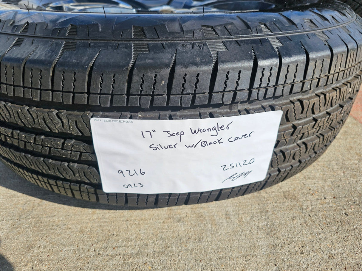 17" Jeep Wrangler Rubicon OEM wheels rims 9216 Gladiator tires NEXEN NEW Texas Truck Tire