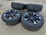 21" Bentley Bentayga OEM wheels rims black Mulliner Continental Flying Spur GT Texas Truck Tire
