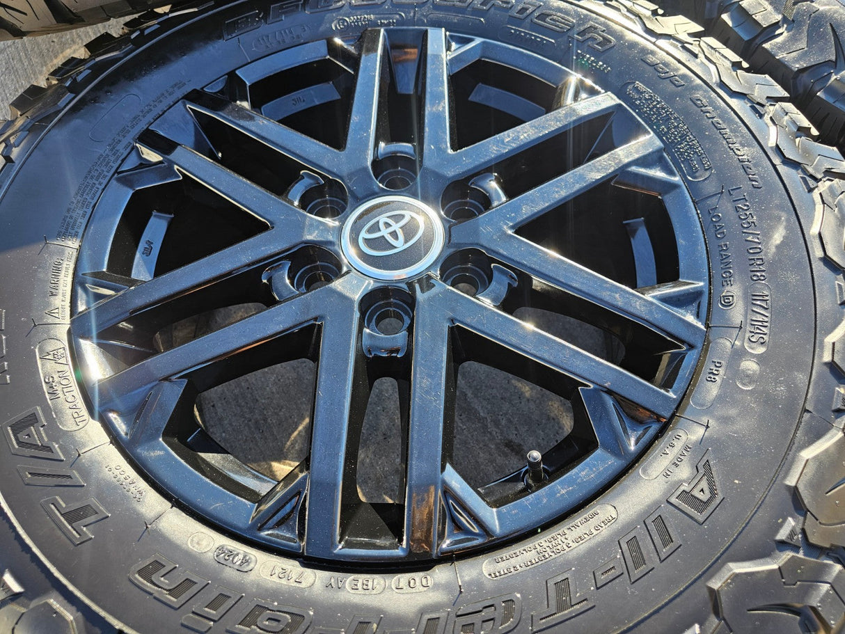 18" Toyota Tundra Sequoia TRD OEM 75281 wheels rims LX600 2025 2026 NEW BFG KO2 Texas Truck Tire