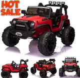 Electric 24V Battery Kids Ride On Car Toy Truck with USB, Bluetooth, and Remote Control Features
