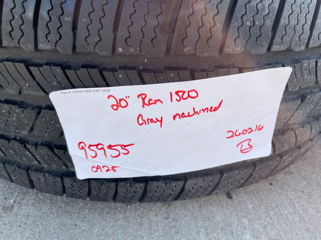 20" Dodge Ram 1500 OEM 94059 Laramie wheels rims 68583860AA 2024 2025 2026 Texas Truck Tire