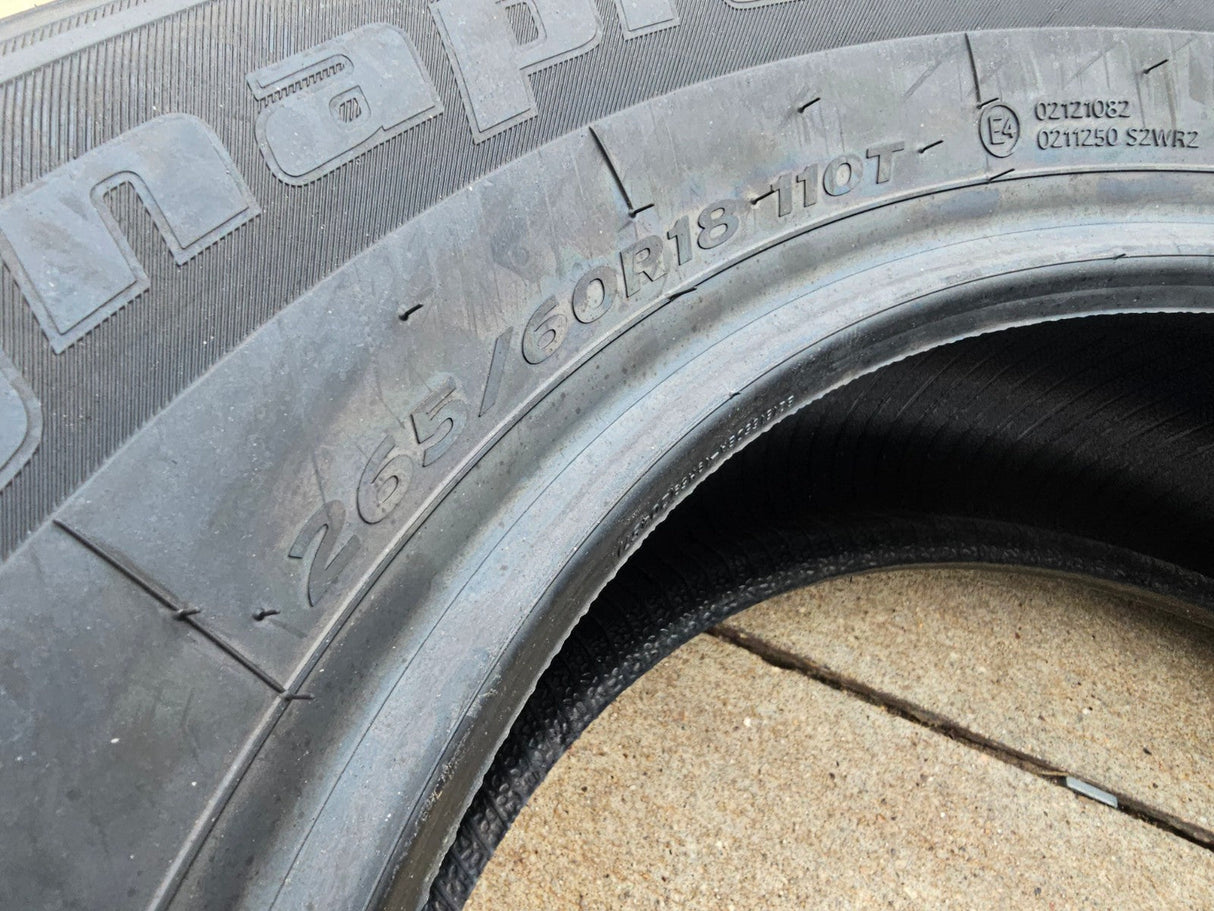 (1) 265/60/18 Hankook Dynapro H/T tire 265/60r18 BRAND NEW! Texas Truck Tire