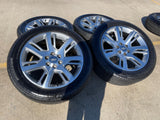 22" Cadillac Escalade Platinum OEM 4738 wheels rims tires BRIDGESTONE Texas Truck Tire