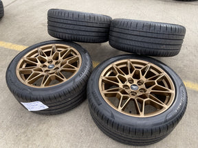 19" Ford Mustang GT Track Pack OEM 10600 10603 Bronze wheels rims 2025 2026 NEW Texas Truck Tire