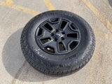 17" Jeep Wrangler Gladiator OEM wheel rim 9118 black tire NEXEN NEW Texas Truck Tire