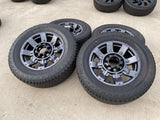 20" Ford F-250 F-350 OEM gray Lariat 10485 10296 wheels rims BRIDGESTONE A/T Texas Truck Tire