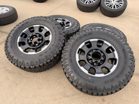 18" Ford F-250 F-350 OEM TREMOR rims wheels 10482 DURATRAC R/T 35" 2025 2026 Texas Truck Tire