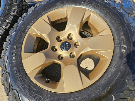 18" Ram 1500 OEM wheels rims Bronze 2669 Jeep Wagoneer 2025 2026 NEW BFG KO2 Texas Truck Tire