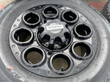 20" Ford F-250 F-350 OEM black Lariat 10299 10484 wheels rims 2024 2025 2026 Texas Truck Tire