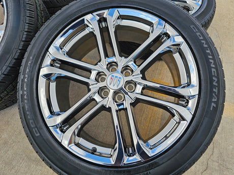 22" Buick Enclave OEM 94061 wheels rims Blazer Acadia Traverse XT6 2025 2026 NEW Texas Truck Tire