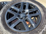20" Chevy Silverado Tahoe Suburban ZR2 OEM 5913 wheels rims BRIDGESTONE A/T NEW Texas Truck Tire