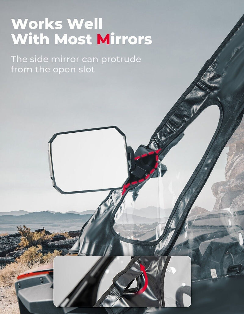 Upgraded Soft Upper Door Cab Enclosure for Polaris RZR PRO XP 2020-2024