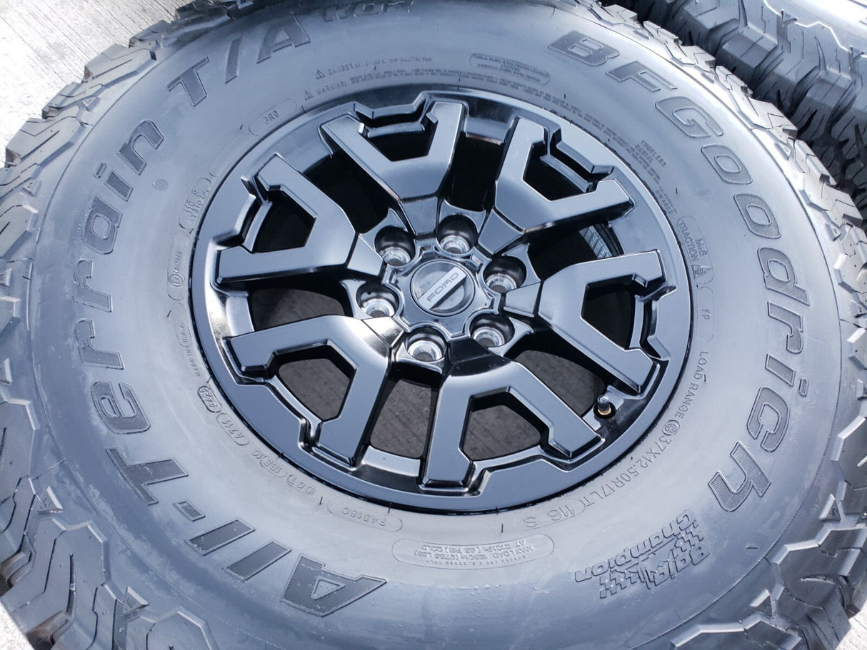 17" Ford F-150 Raptor Bronco OEM rims wheels BFG 10461 tires 2025 2026 BFG NEW Texas Truck Tire