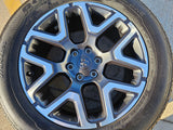 20" Dodge Ram 1500 OEM 94059 Laramie wheel rim 68583860AA Spare 2024 2025 2026 Texas Truck Tire