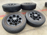 20" Ford F-250 F-350 OEM black TREMOR 10299 10484 wheels rims 2023 2024 2025 Texas Truck Tire