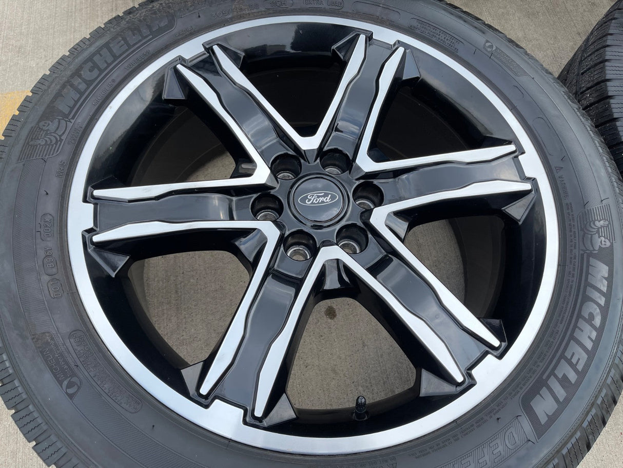22" Ford F-150 Expedition PERFORMANCE OEM 10200 rims wheels MICHELIN Texas Truck Tire