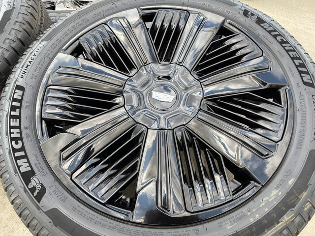 24" Cadillac Escalade IQ DEEP SPACE EV OEM wheels rims Hummer 2500 2025 2026 NEW Texas Truck Tire