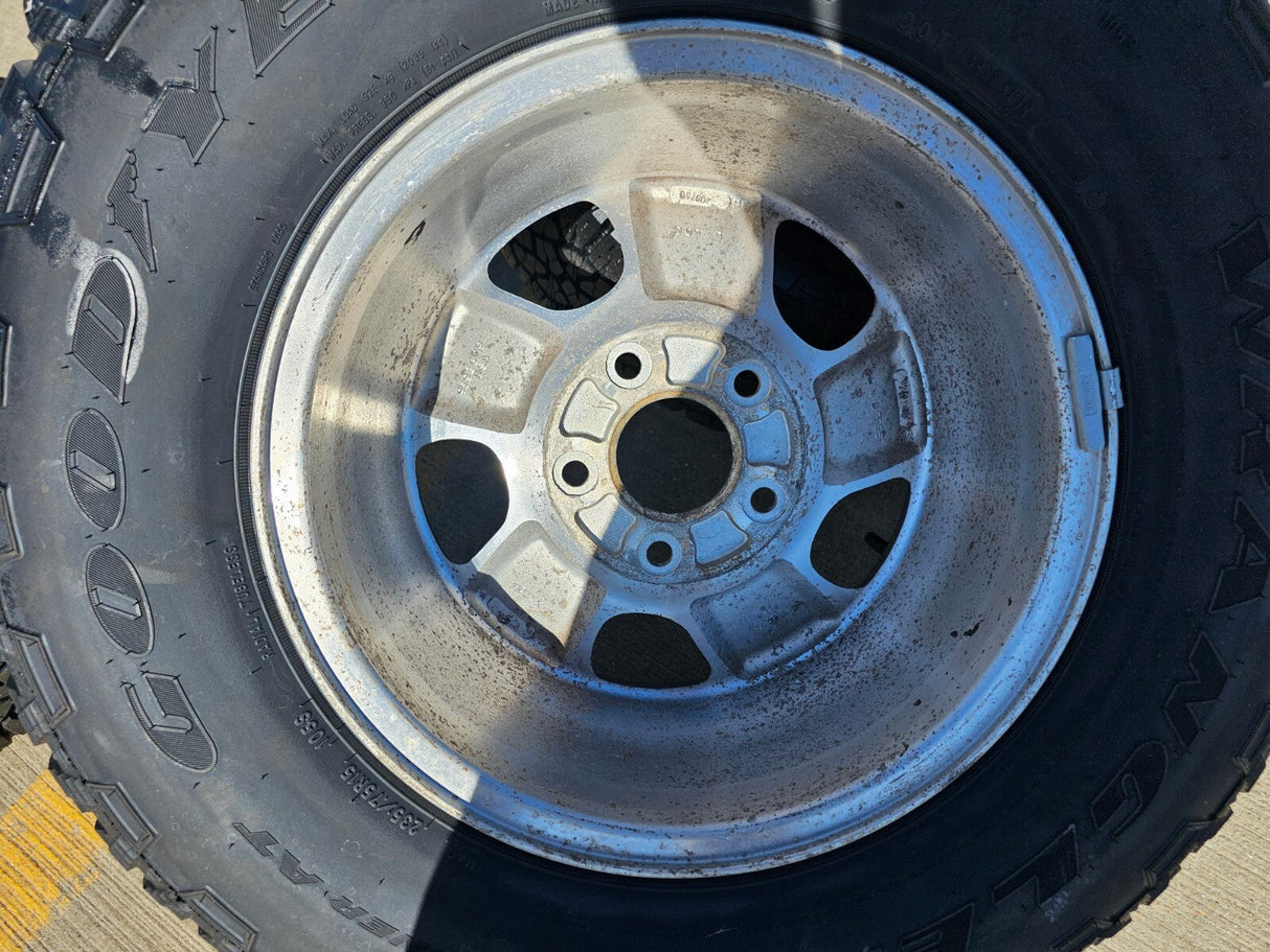 15" Chevy S10 Blazer Chevy wheels rims 5063 GMC NEW tires 5x120 5x4.75 2000 2004 Texas Truck Tire