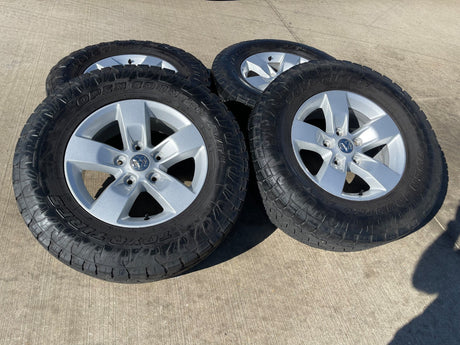 17" Dodge Ram 1500 OEM 2448 wheels rims 5x139 5x5.5 tires TOYO A/T3 Texas Truck Tire