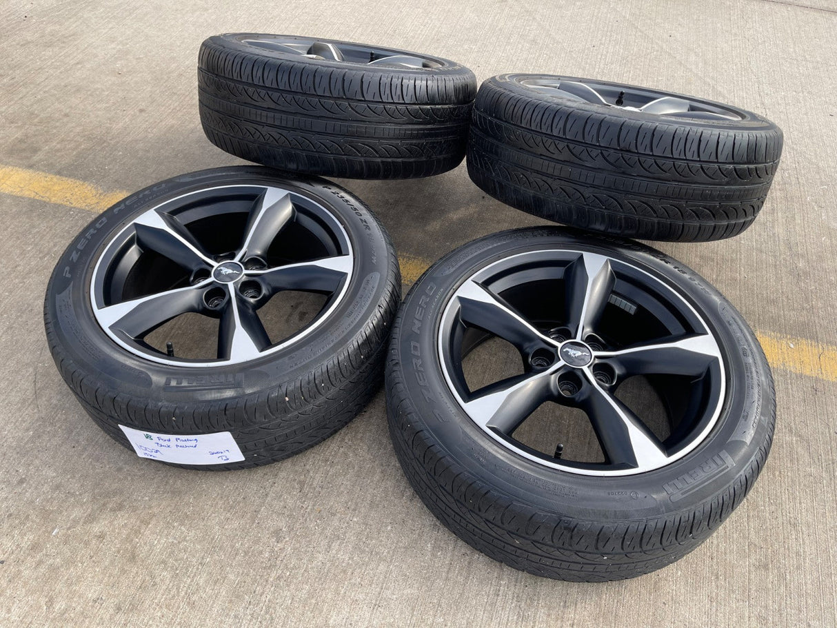 18" Ford Mustang GT OEM 10029 wheels rims 2017 2018 2022 2023 2024 2025 2026 Texas Truck Tire