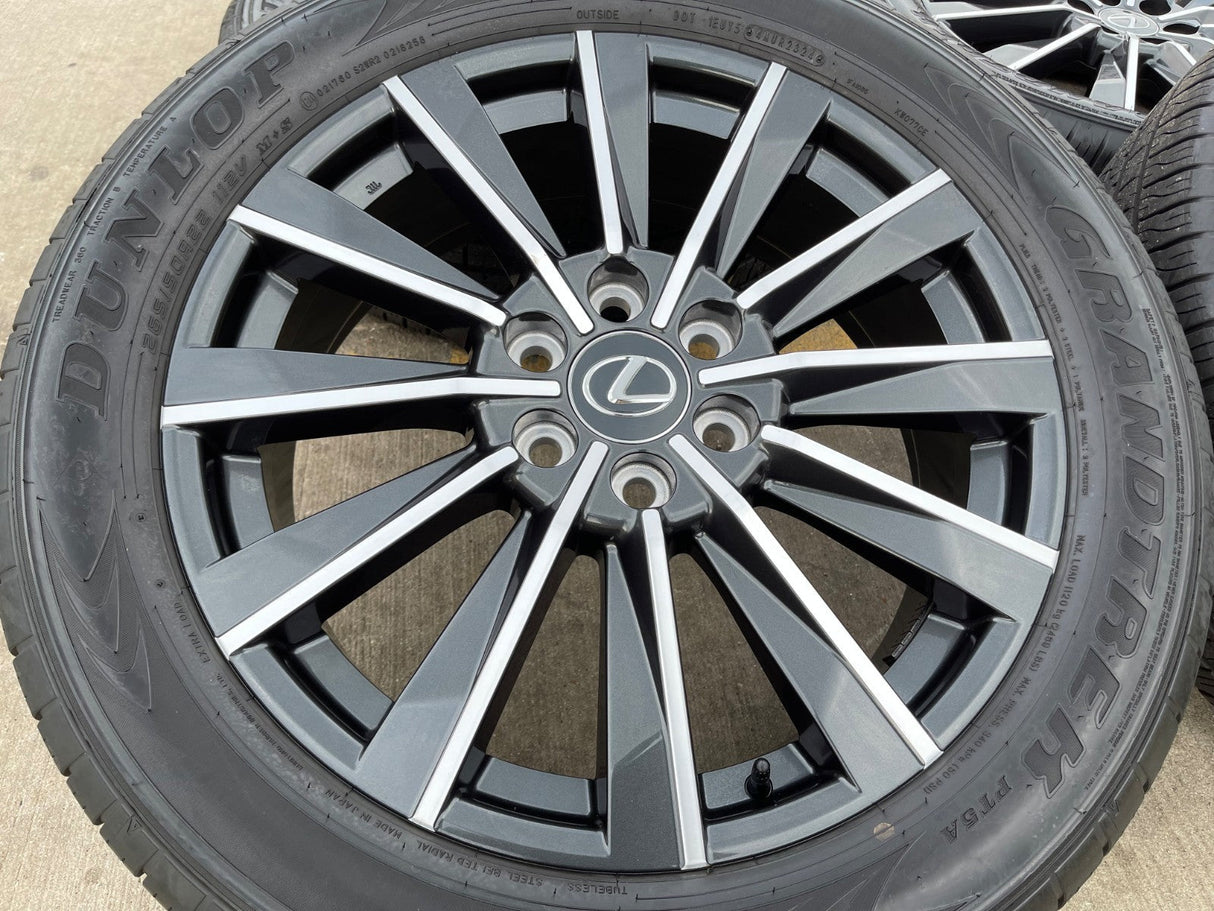 22" Lexus GX550 OEM wheels rims Toyota Land Cruiser Tundra 78519 LX600 2025 2026 Texas Truck Tire