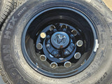 17" Dodge Ram 3500 Dually Laramie wheels rims 2706 2707 OEM black 2025 2026 NEW Texas Truck Tire