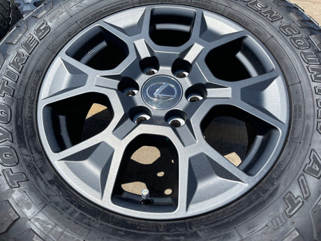 18" Lexus GX550 OEM 10544 wheels rims Land Cruiser Tundra Sequoia 2024 2025 Texas Truck Tire