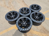 (4) 17" Ford F-150 Raptor OEM BEADLOCK rims wheels 10459 95210 NEW Texas Truck Tire