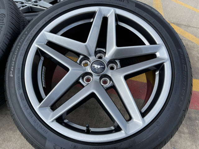 19" Ford Mustang Stealth GT OEM 10595 wheels rims 2024 2025 2026 2027 NEW Texas Truck Tire