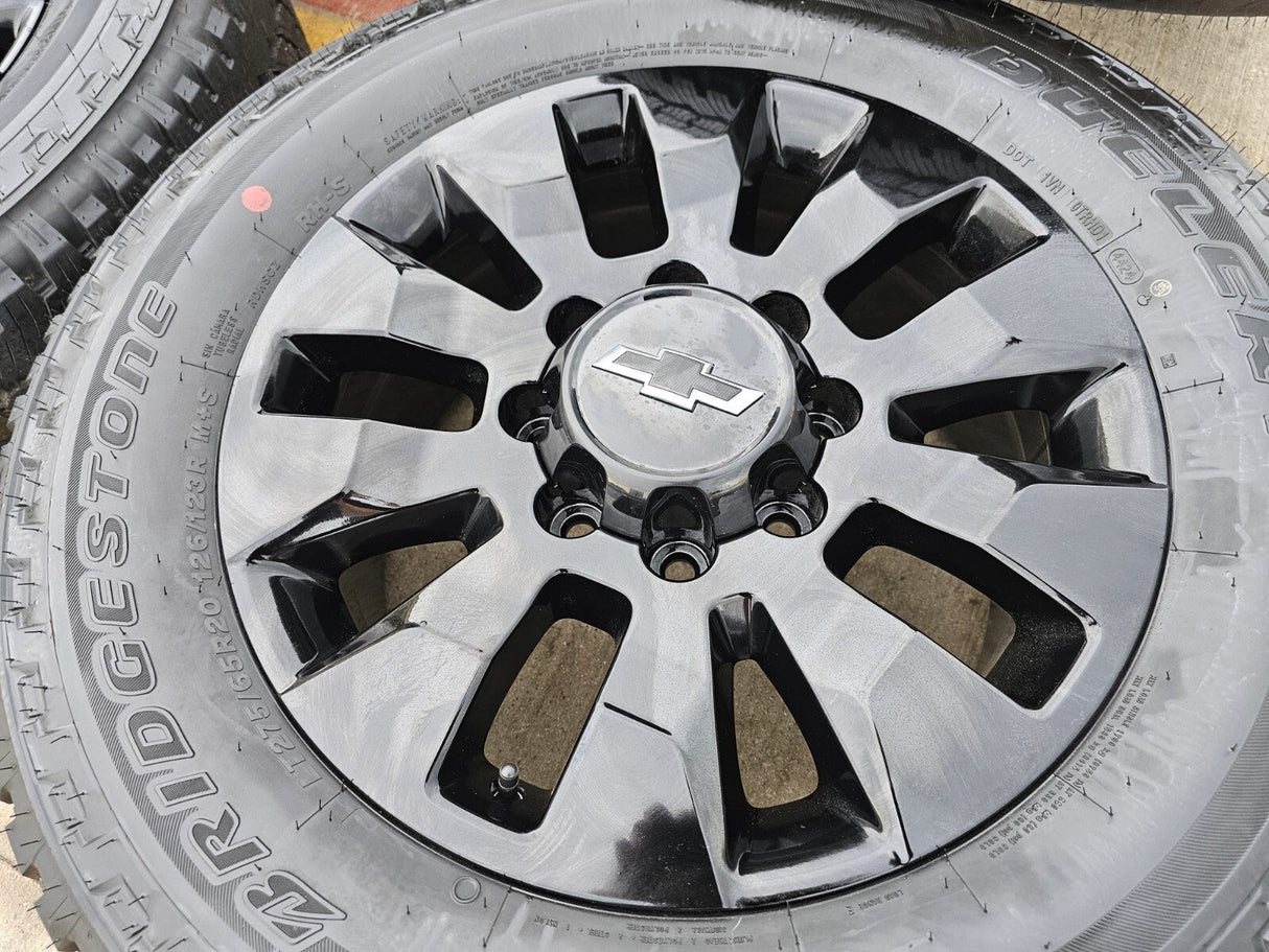 20" Chevy Silverado 2500 3500 OEM 5960 5947 GMC Sierra wheels rims 2025 2026 NEW Texas Truck Tire