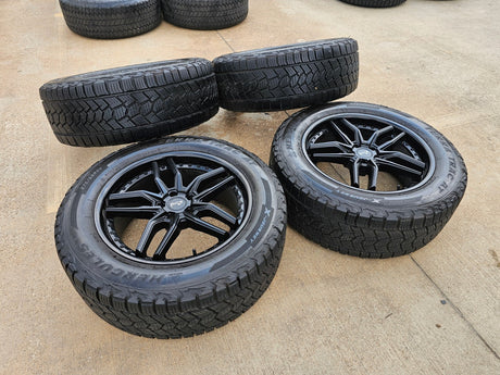 20" 20x9 NICHE Methos M194 Jeep Wrangler wheels rims 5x114.3 5x4.5 Texas Truck Tire