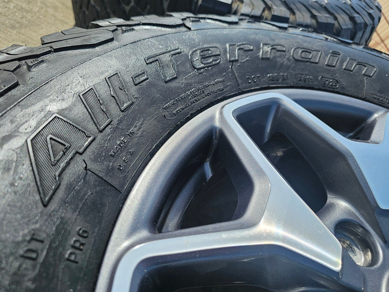 17" Ford Bronco wheels rims SASQUATCH 95229 10387 Ranger BFG KO2 A/T Texas Truck Tire