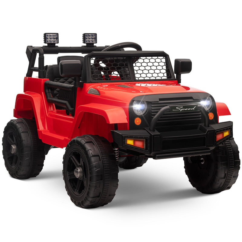 12V Battery-Powered Kids Ride-On Off-Road Truck Toy with Parent Remote Control