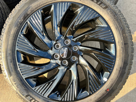 22" Lincoln Navigator OEM 10665 rims wheels BLACK LABEL 2025 2026 MICHELIN NEW Texas Truck Tire
