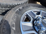 18" Ford F-250 F-350 Lariat FX-4 OEM wheels 10480 10298 tires BRIDGESTONE A/T Texas Truck Tire