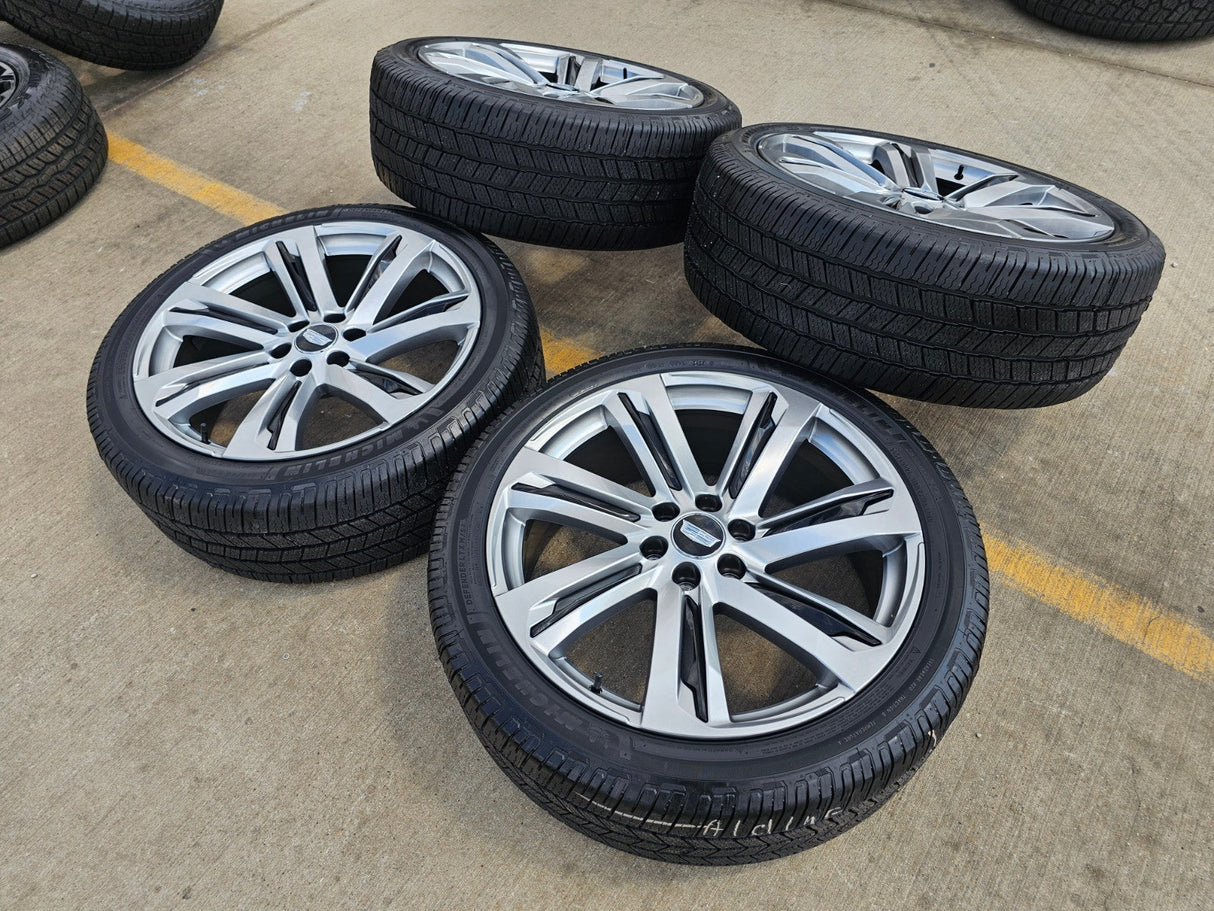 24" Cadillac Escalade V OEM wheels rims 2024 2025 2026 2027 NEW MICHELIN Texas Truck Tire