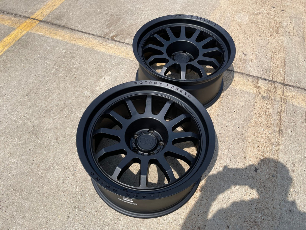 (1) 20" 20x9.5 Black Rhino Rapid RF Jeep Wrangler Gladiator wheel rim NEW Texas Truck Tire