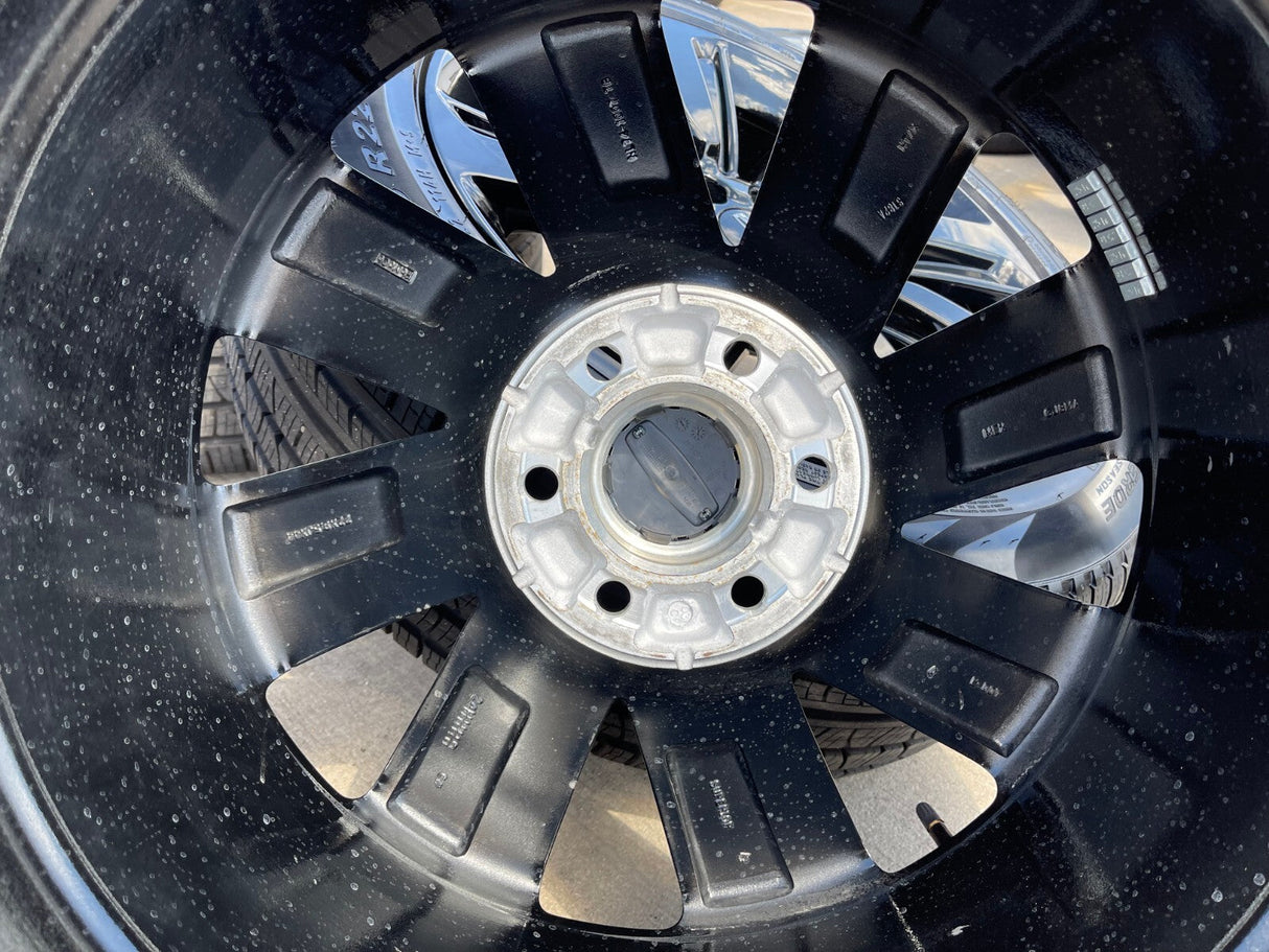 22" Lincoln Navigator OEM rims wheels Black Label 95384 10496 2022 2023 2025 NEW Texas Truck Tire