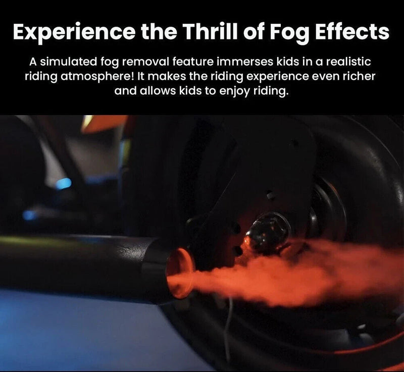 24V Children's Boys Ride On Motorbike Chopper Bicycle 160W Engine 10MPH Velocity, Distance Tracker, Mist