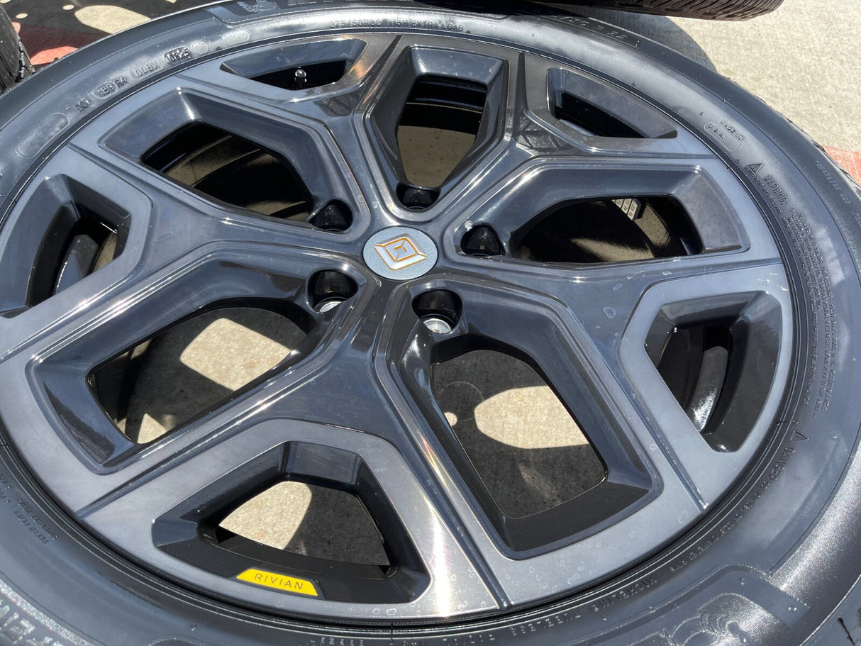 22" Rivian R1T R1S OEM wheels rims tires 2022 2023 2024 2025 2026 NEW MICHELIN Texas Truck Tire