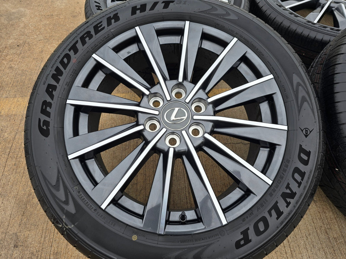 22" Lexus GX550 OEM wheels rims Toyota Land Cruiser Tundra 78519 LX600 2025 NEW Texas Truck Tire